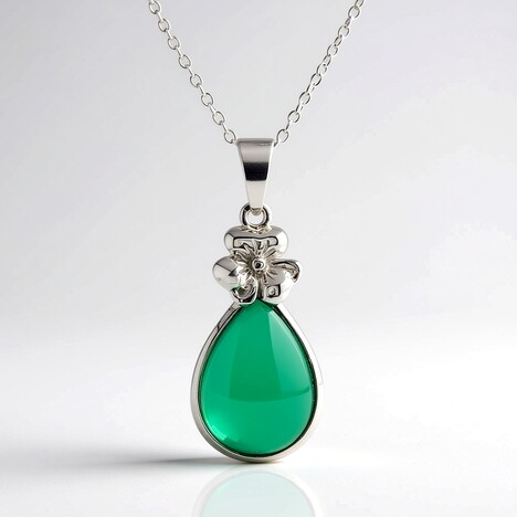 Collana in argento con Agata