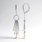 Orecchini in argento con Perla di Acqua Dolce