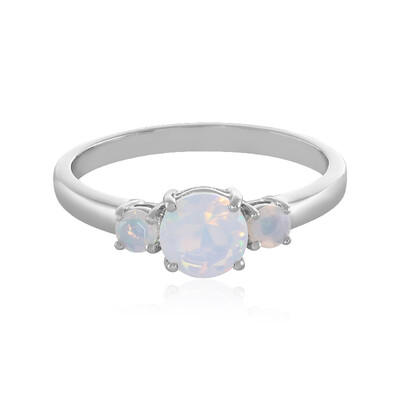 Anello in argento con Opale di Welo
