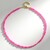 Collier en argent et Opale rose d'Éthiopie
