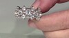 Anillo en plata con Topacio blanco