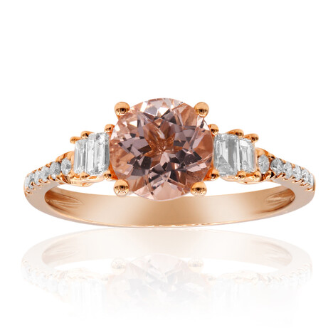 Anello in oro con Morganite AAA (CIRARI)