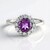Bague en argent et Quartz azur
