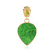 Ciondolo in argento con Uvarovite (Bali Barong)