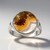 Anello in argento con Agata Muschiata (Bali Barong)