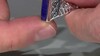 Zilveren ring met een lapis lazuli (Ornaments by de Melo)