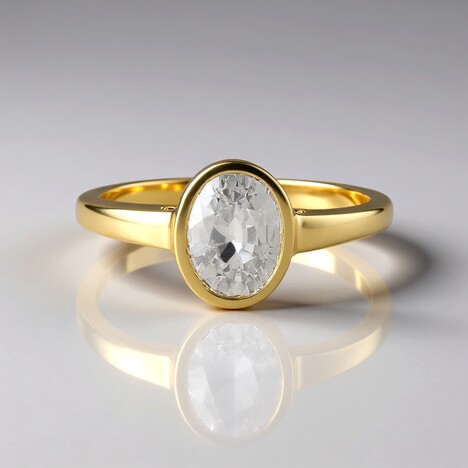 Anello in oro con Zircone