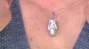Colgante en plata con Perla plateada Freshwater