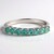 Anello in argento con Apatite Blu