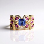 Anello in oro con Tanzanite (SUHANA)