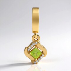 Ciondolo in oro con Sfene
