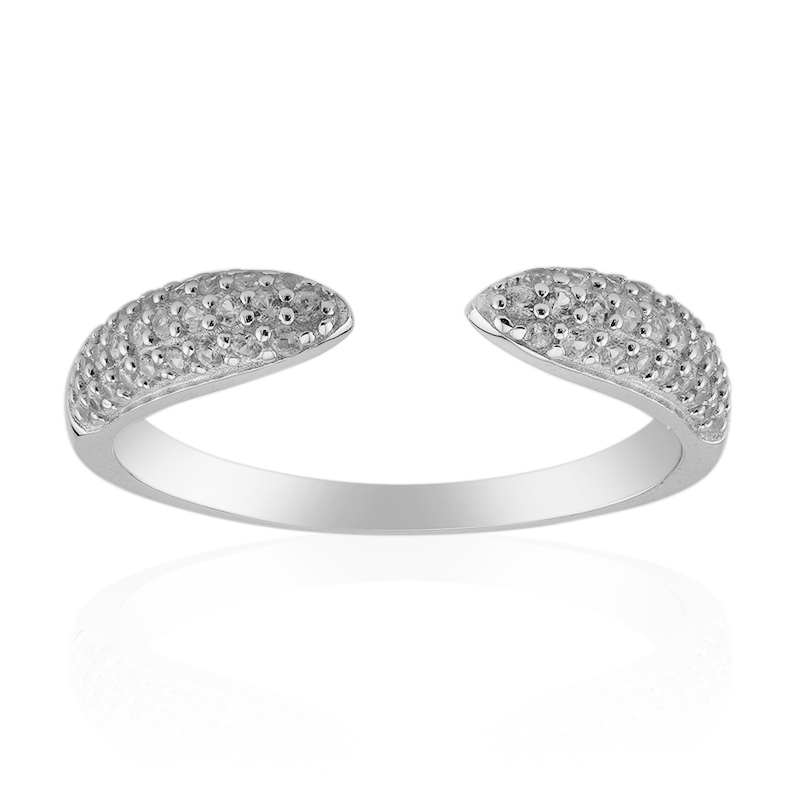 Tanzanian Zircon Sterling Silver Ring, 0.353ct