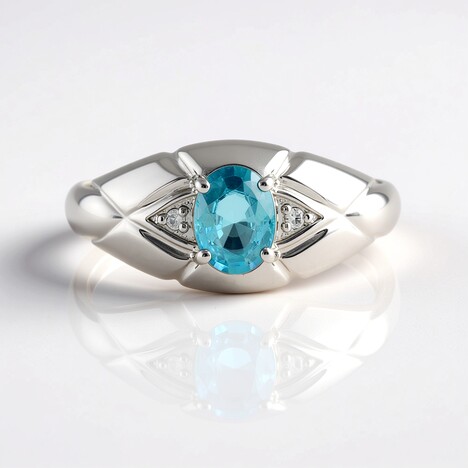 Anello in argento con Zircone Ratanakiri