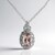 Collana in argento con Morganite