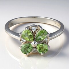 Bague en argent et Tourmaline Paraïba