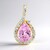 Pendentif en argent et Kunzite