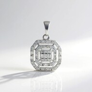 Pendentif en argent et Zircon