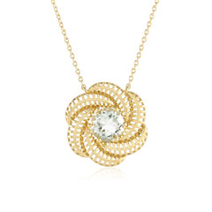 Collier en argent et Améthyste verte (Ornaments by de Melo)