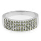 Bague en argent et Diamant fantaisie