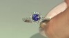 Bague en or et Tanzanite AAA