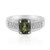 Moldavite Silver Ring