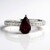 Anello in argento con Rodolite