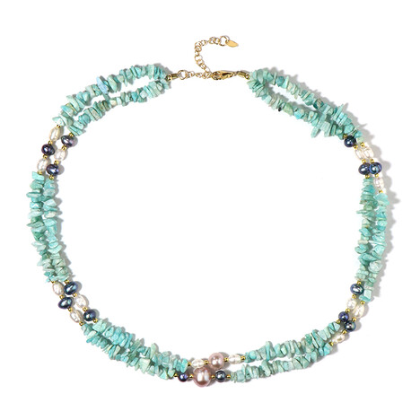 Collana in argento con Perla d'Acqua Dolce Pesca (Riya)