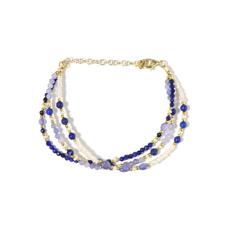Edelstein-Silberarmband (Riya)