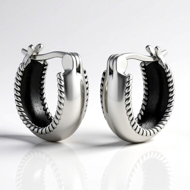 Pendientes en plata (Desert Chic)