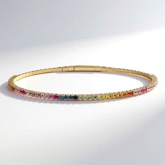 Bracciale in oro con Zaffiro Fancy (CIRARI)