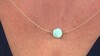 Collar en plata con Larimar