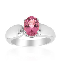 Anello in argento con Tormalina Rosa Brasiliana (Pallanova)