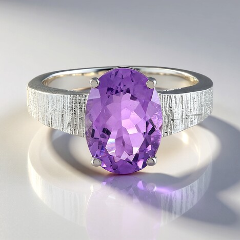 Anello in argento con Quarzo Azur