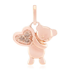 Ciondolo in oro con Diamante Rose de France SI1 di Argyle