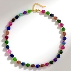 Collana in argento con Quarzo
