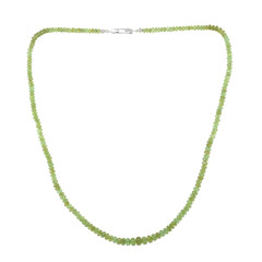 Demantoid-Silberhalskette