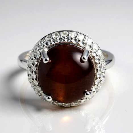 Anello in argento con Scapolite Occhio di Gatto