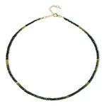 Collar en plata con Turmalina cromada