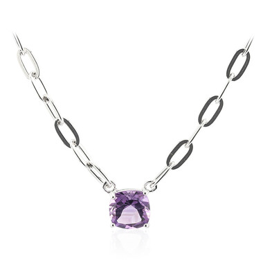 Amethyst-Silberhalscollier