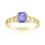 Anillo en oro con Tanzanita AAA (CIRARI)