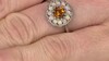 Zilveren ring met een citrien