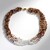 Collana in argento con Zircone Cognac (Riya)