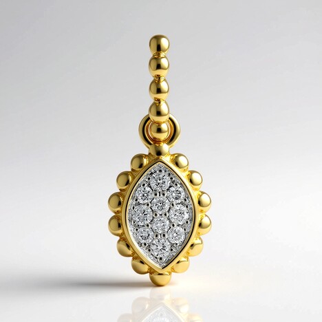 Ciondolo in oro con Diamante SI1 (G) (Annette)