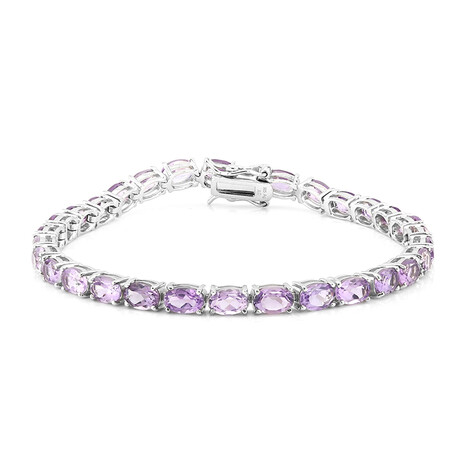 Amethyst-Silberarmband