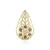 9K I2 Champagne Diamond Gold Pendant (Ornaments by de Melo)