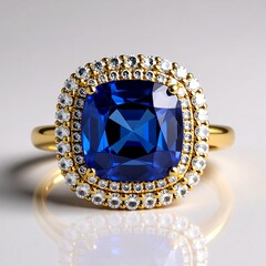 Anello in oro con Tanzanite AAA (CIRARI)