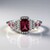Anello in argento con Tormalina Rosa Nigeriana