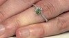 Zilveren ring met een Lemshuku tsavoriet