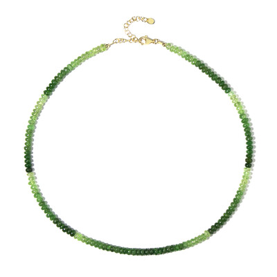 Collier en argent et Tsavorite de Tanzanie
