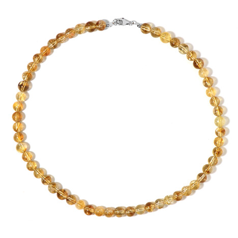 Collier en argent et Citrine